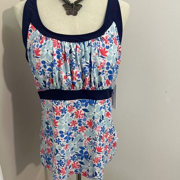 Womens Tankini Swimwear Sets Two Piece Swimsuits (XL) - Picture 1 of 7